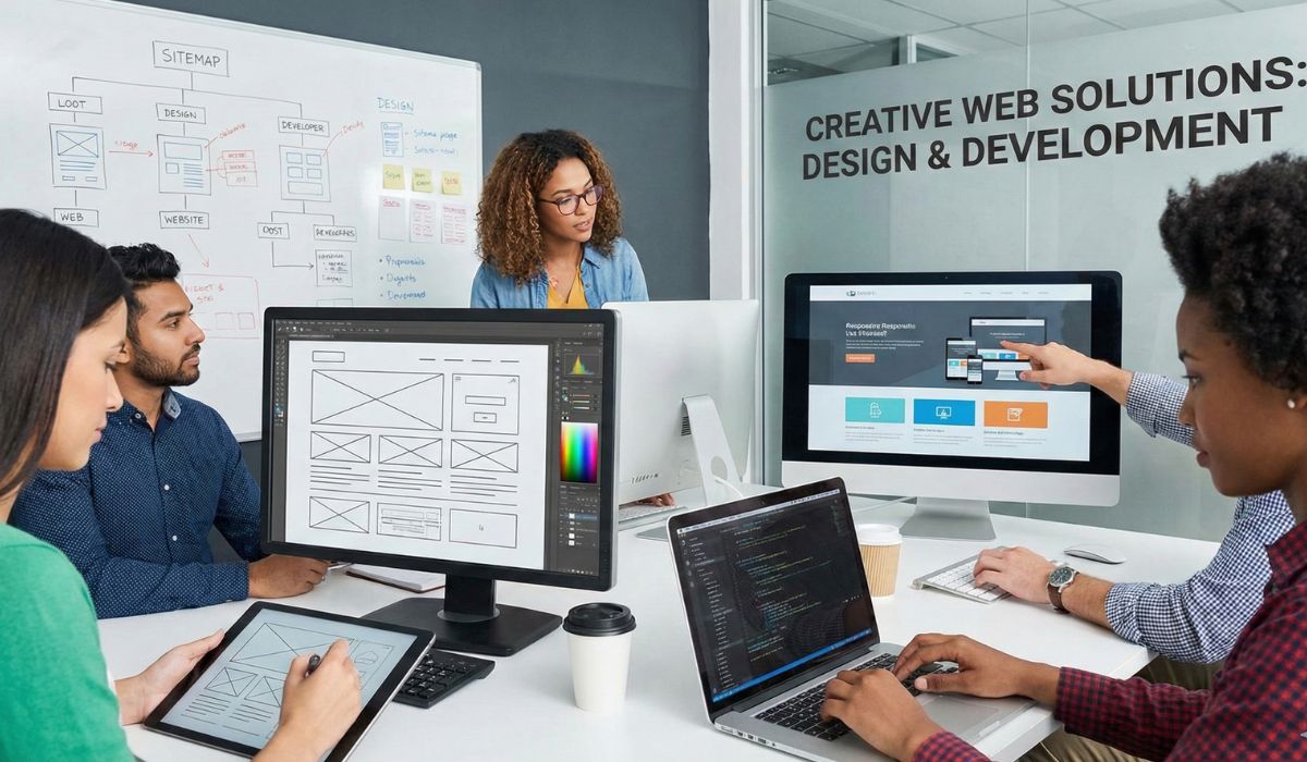 Website design and development services